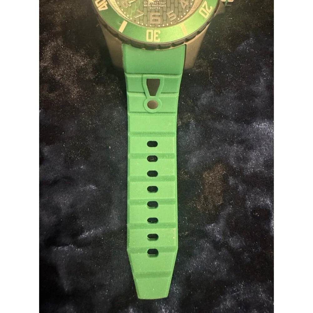 KYBOE! Giant Mariner 55MM Aquamarine Water Resistance Quartz Watch rubber GREEN